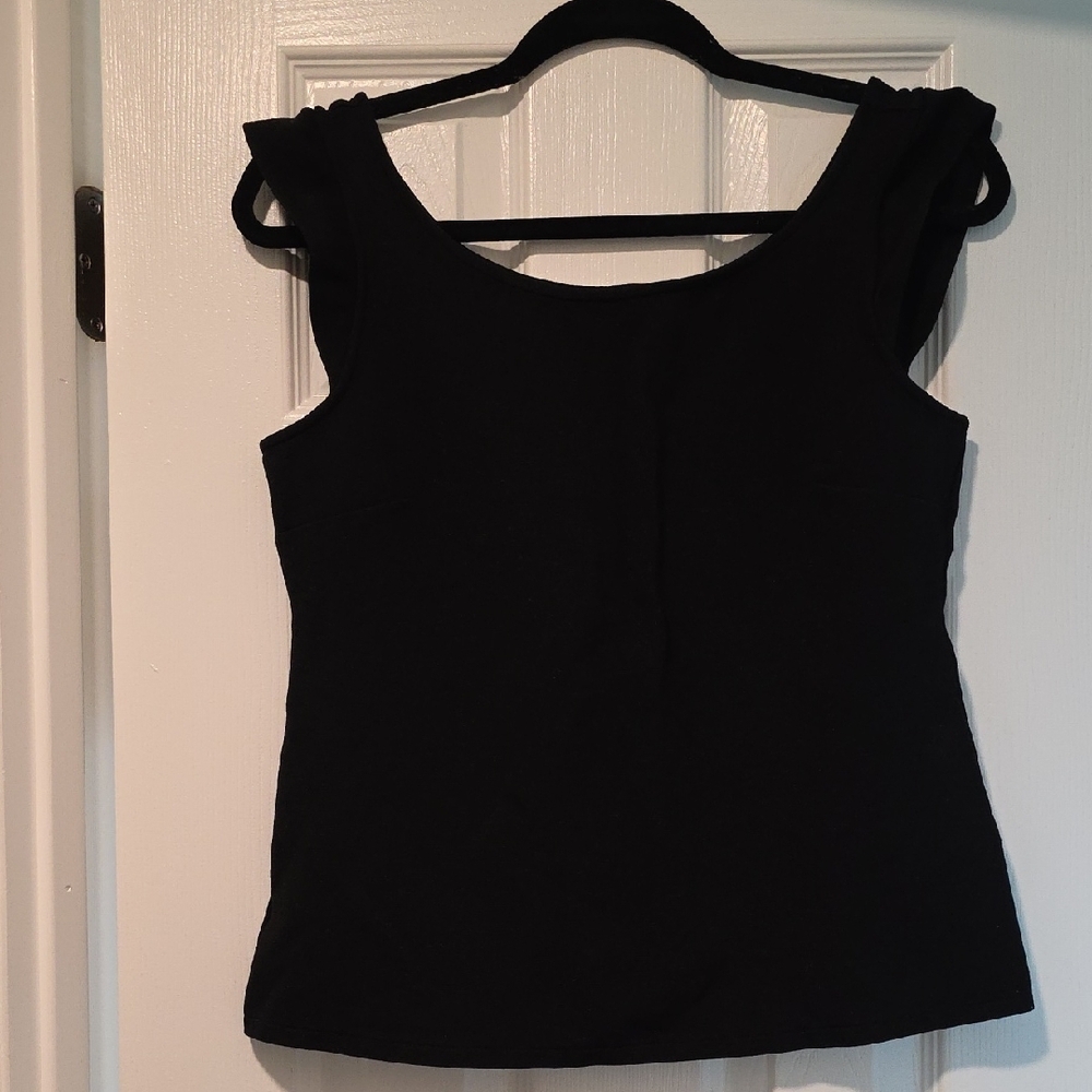Ann Taylor Ruffle Cap Sleeve Top - Picture 5 of 14